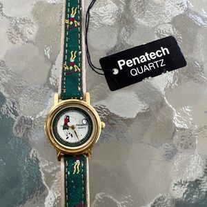 Penatech Quartz Ladies Golf Analog Watch Leather Band New w/Tags